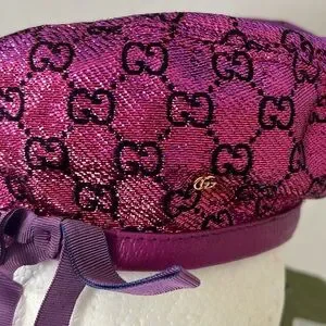 Gucci | Accessories | Gucci Gg Monogram Metallic Beret  display picture 2